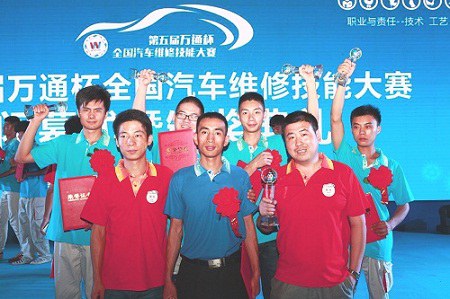 第五届“万通杯”四川战队获奖选手合影