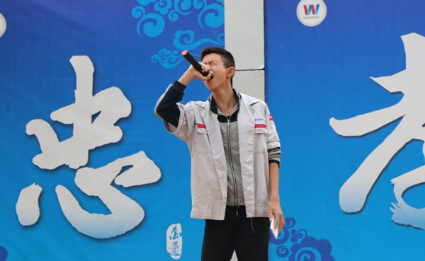 迎新晚会彩排现场