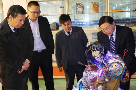 成都师范学院杨院长一行实地参观成都万通